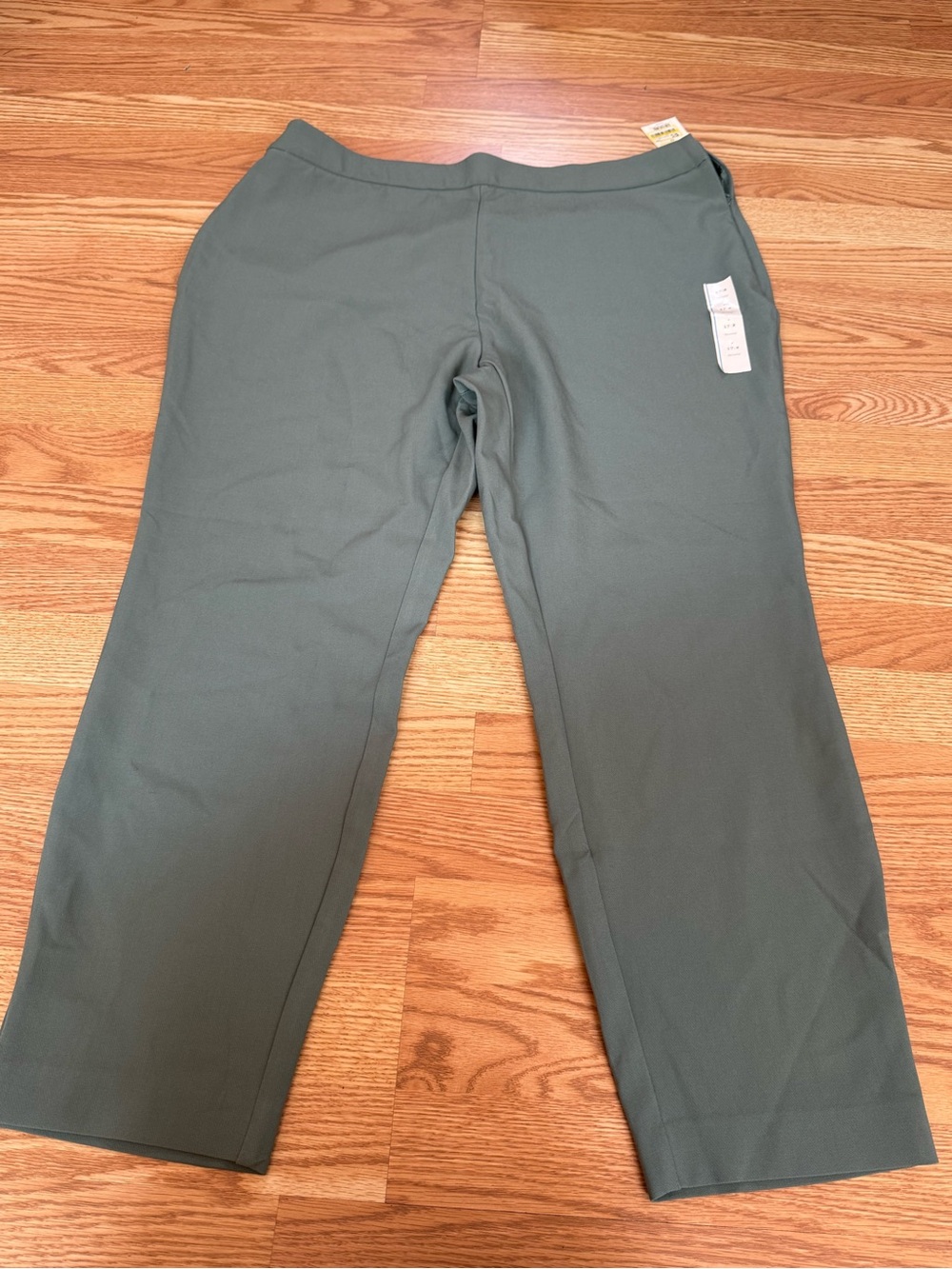A New Day Women’s Skinny Ankle Dress Pants Green Size 17R Stretch NWT